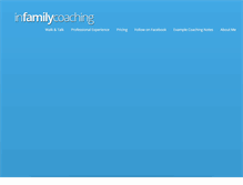 Tablet Screenshot of infamilycoaching.com